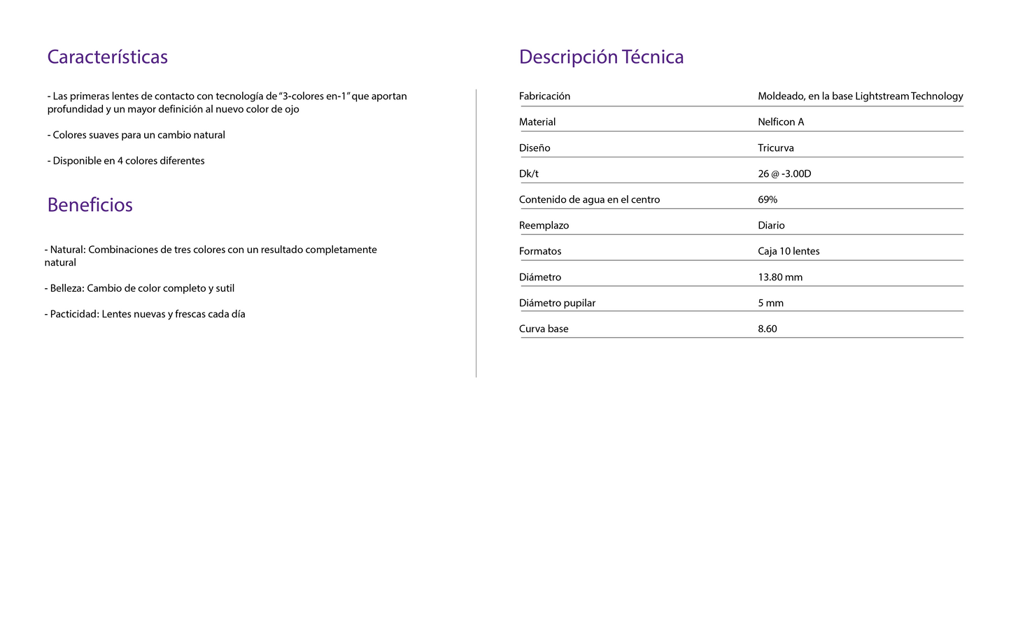 TIENDA COMPRAR LENTILLAS COLOR ONLINE ESPAÑA ECONÓMICAS BARATAS CALIDAD OPTICOS BELSO