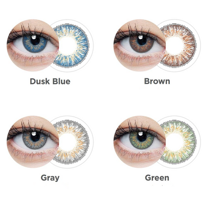 TIENDA COMPRAR LENTILLAS ONLINE ESPAÑA ECONÓMICAS BARATAS CALIDAD OPTICOS BELSO
LENTILLAS COLOR DUSK BLUE BROWN GRAY GREEN