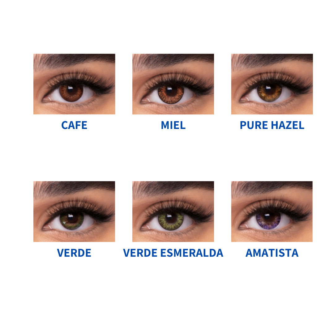TIENDA COMPRAR LENTILLAS ONLINE ESPAÑA ECONÓMICAS BARATAS CALIDAD OPTICOS BELSO
LENTILLAS COLOR CAFE MIEL PURE HAZEL AMATISTA VERDE ESMERALDA